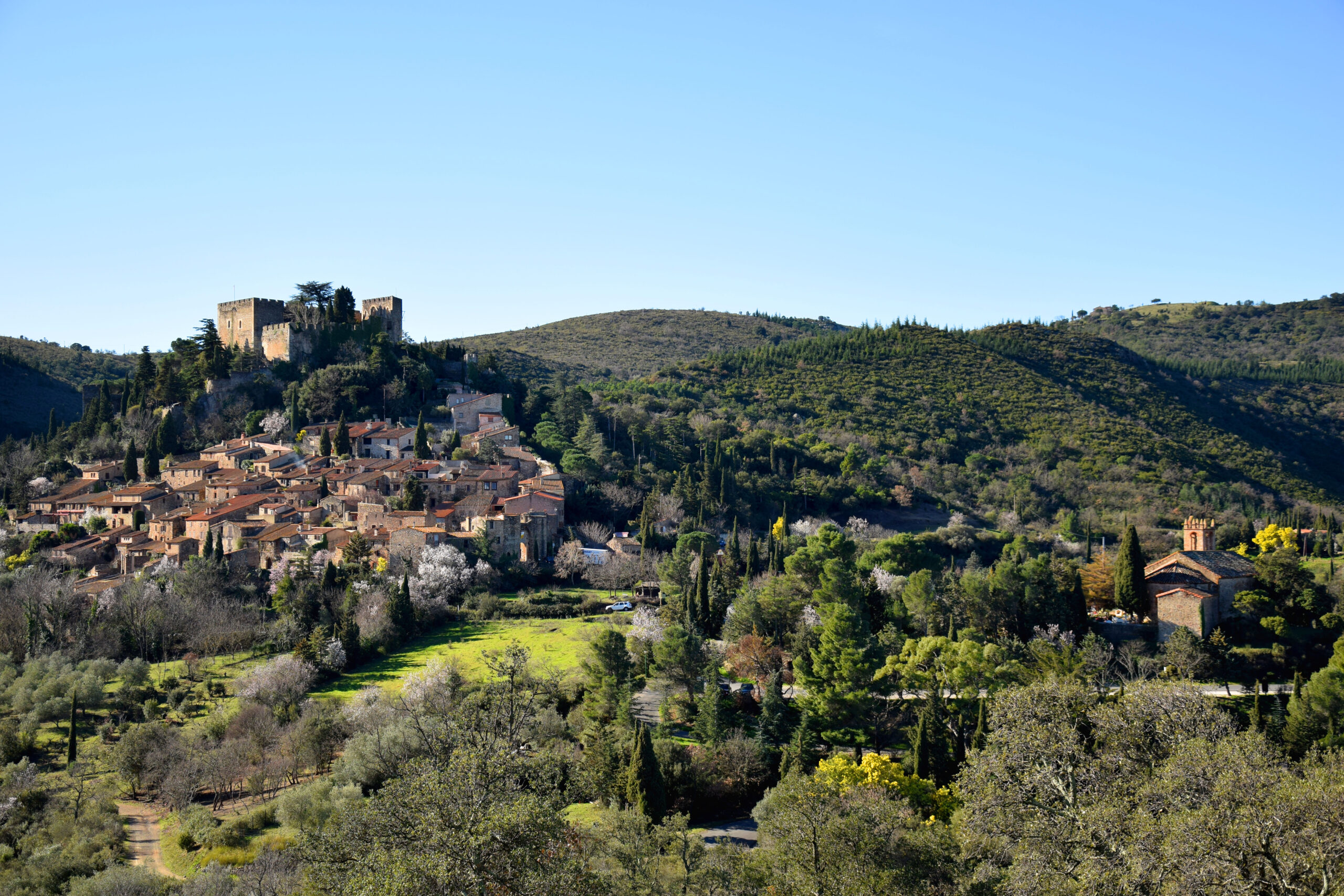 CHATEAU DE CASTELNOU VISITE Communauté de Communes des Aspres