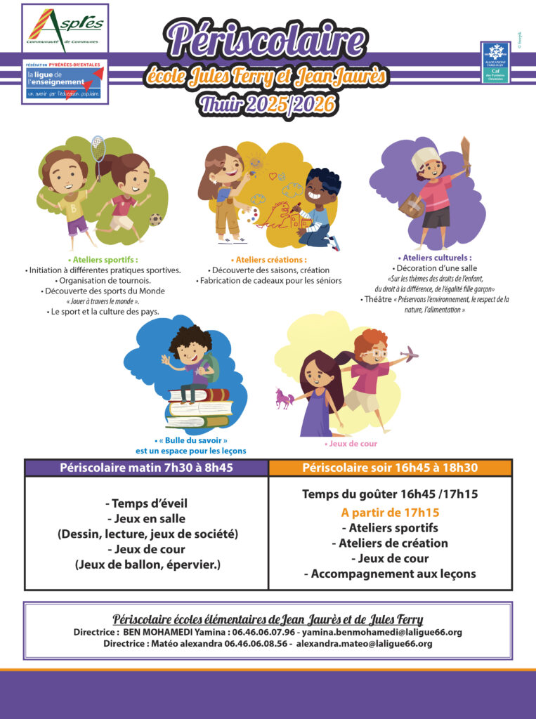periscolaire ecole jules ferry et jean jaures